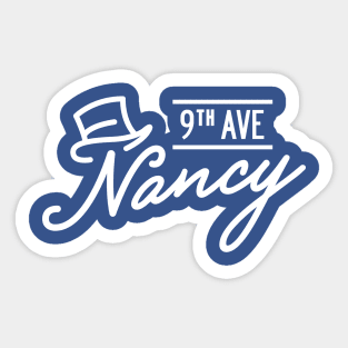 Ninth Avenue Nancy (WHITE) Sticker